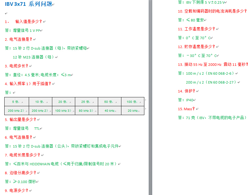 IBV 3x71系列介绍